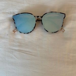 Gentle Monster Black Peter Mirrored Sunglasses